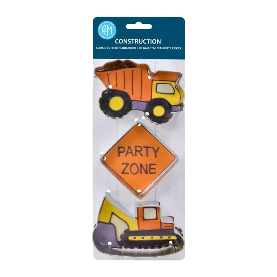 Construction Cookie Cutter 3pc Set