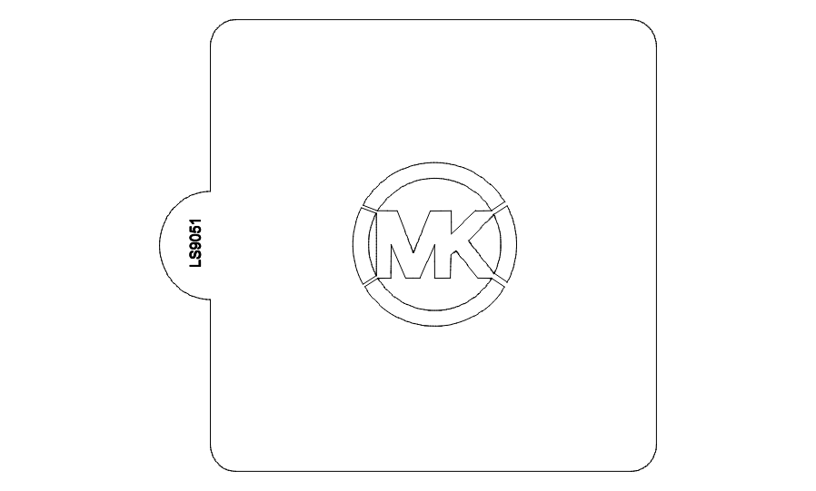 Michael Kors 2" Stencil