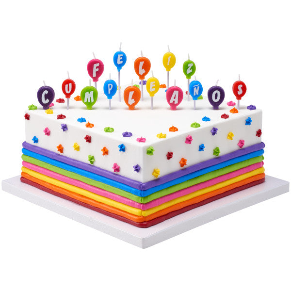 Candles- Feliz Cumpleanos Balloon