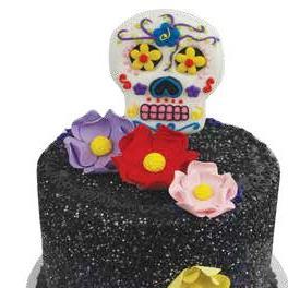 Dias De Los Muertos Cake Decor