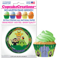 Baking Cups Themed 32 ct