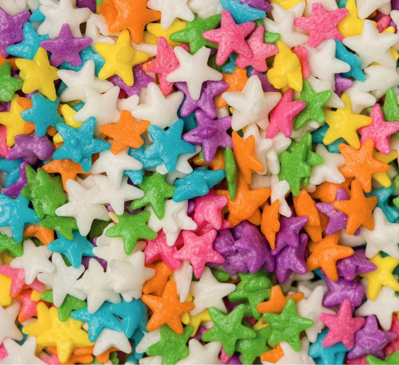 Starquins and other shaped sprinkles