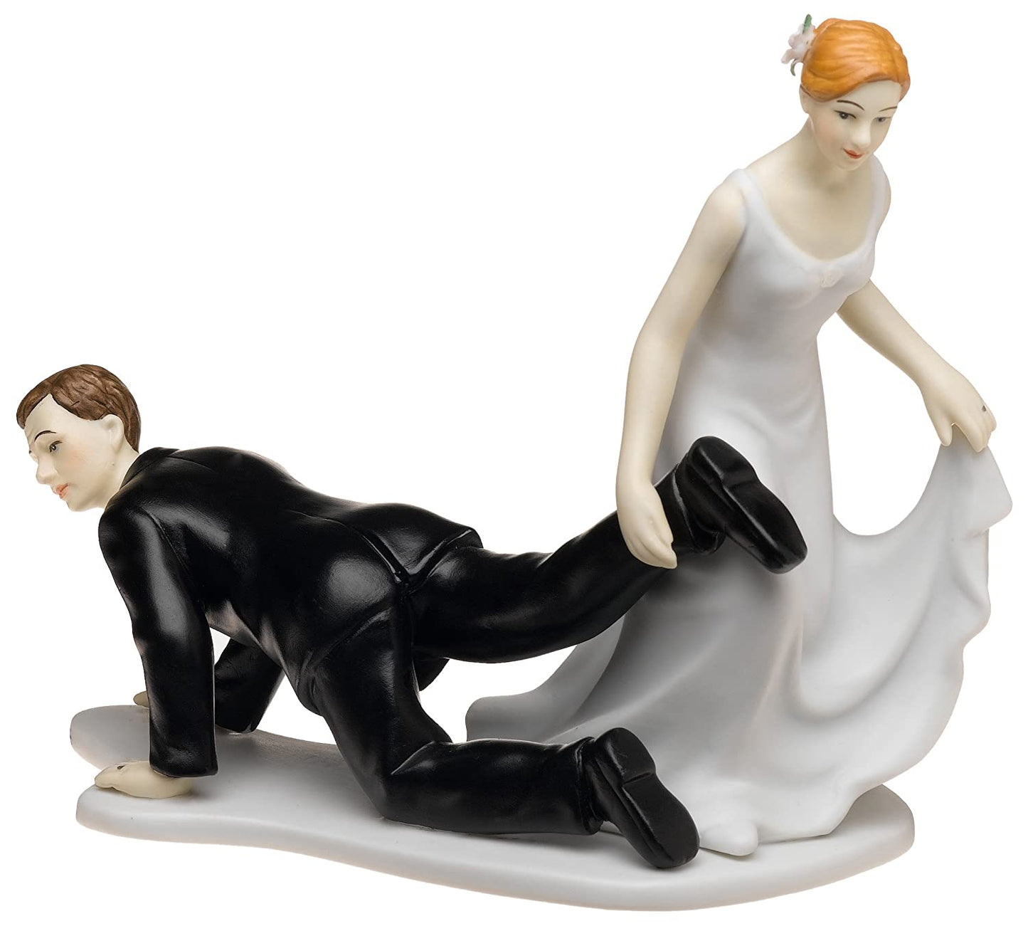 Wedding Cake Topper - Having The Upper Hand