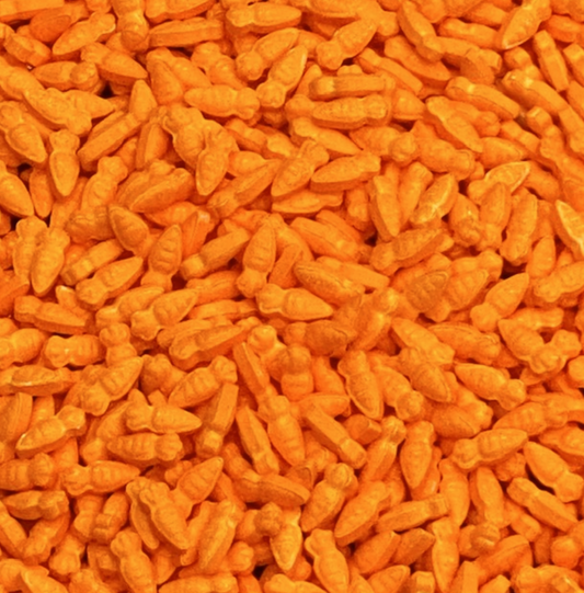 Carrot Shaped Sprinkles