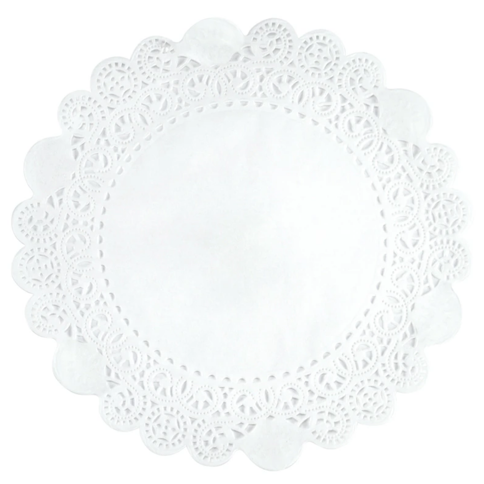 White Greaseproof Paper Doilies