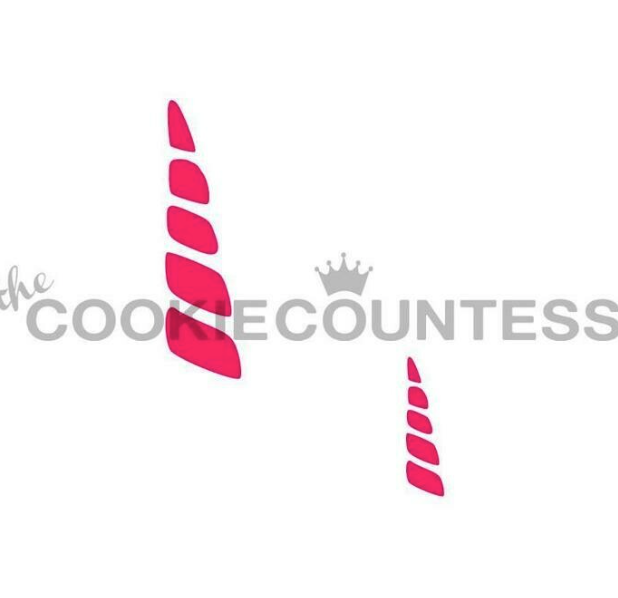 Cookie Countess Unicorn Horns Stencil
