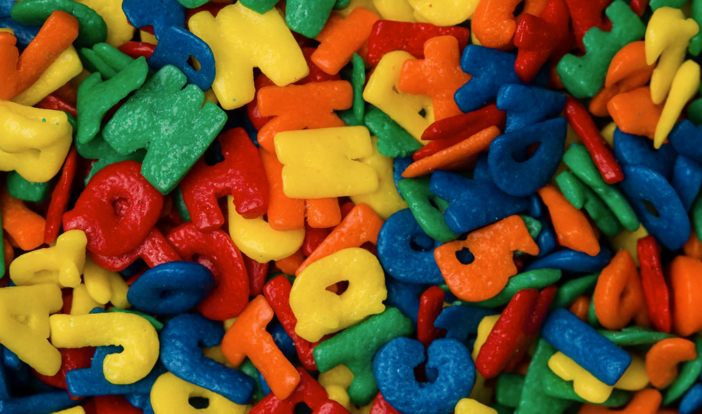 Starquins and other shaped sprinkles