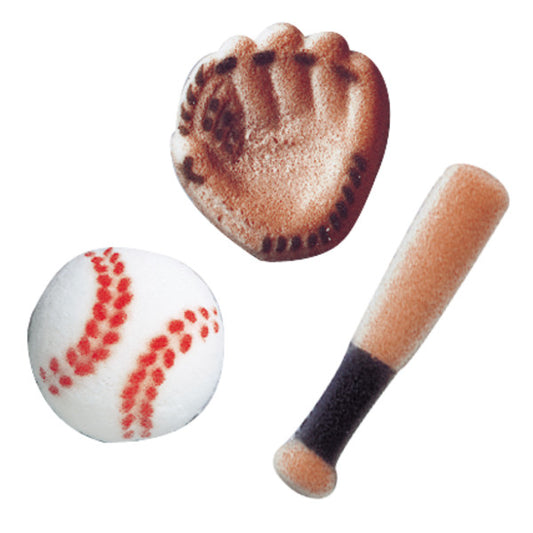 Baseball Assort Edible Decor
