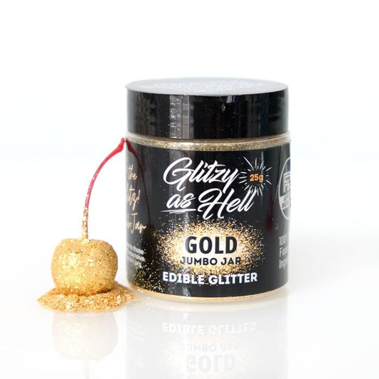 Glizty as Hell Gold Edible Glitter