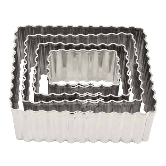 Cookie Cutter- Scalloped Square Set