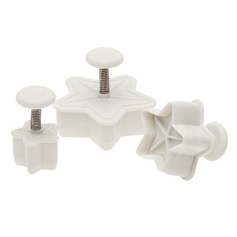 Star Plunger Cutters Set of 3