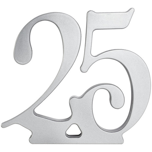 25th Anniversary Monogram 4"