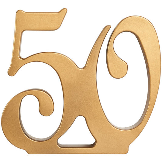 50th Anniversary Monogram 4"