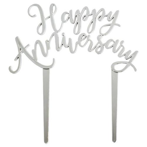 Happy Anniversary Cake Topper