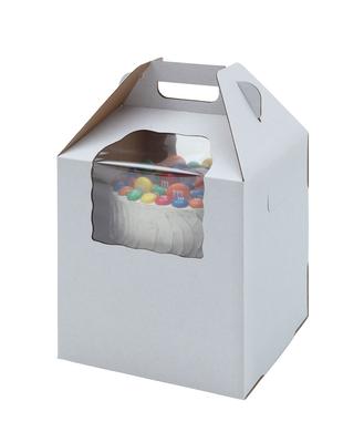Gabled Cake Boxes with Handle