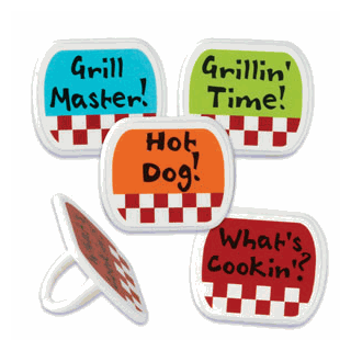 Grillin' Father's Day Cupcake Ring