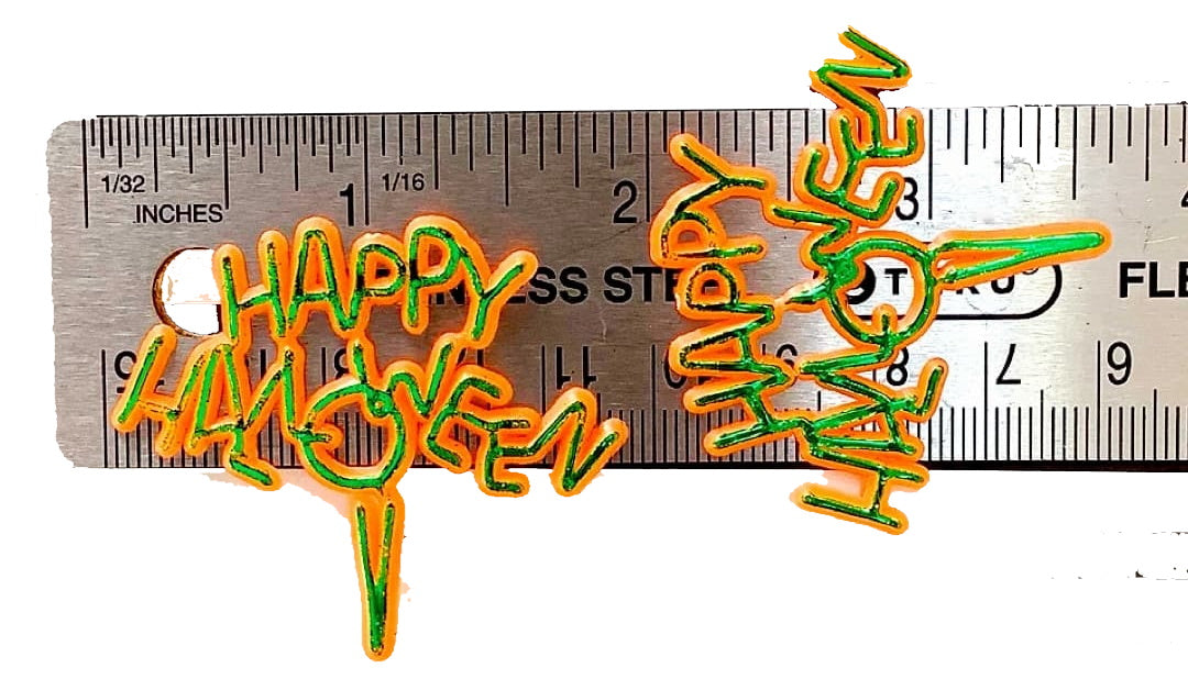 Happy Halloween Cupcake Picks