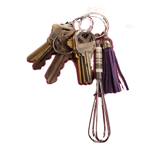 Mini sales whisk keychain