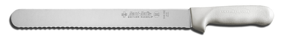 Dexter Russell Sani-Safe 12" Scalloped Slicer