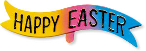 Happy Easter Rainbow Banner