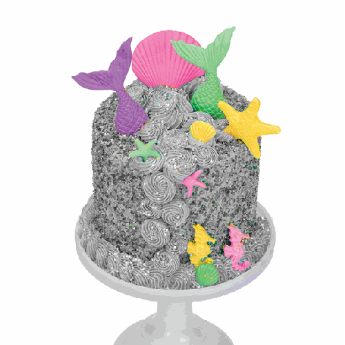 Mermaid Cake Decor 8"