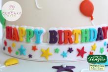 Katy Sue Happy Birthday Stars Banner