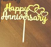 Happy Anniversary Script Topper