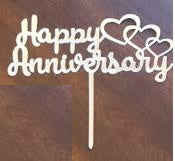 Happy Anniversary Script Topper