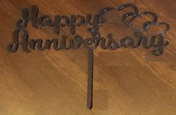 Happy Anniversary Script Topper