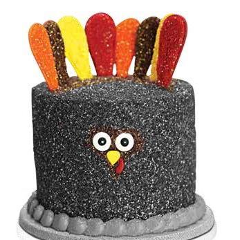 Turkey Cake Decor Set