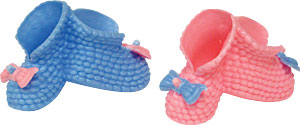 Baby Shoes w/Bows