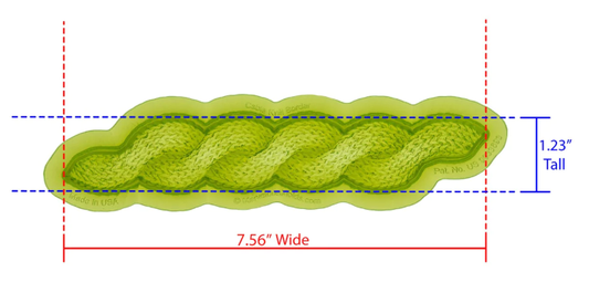 Cable Knit Border by Marvelous Molds