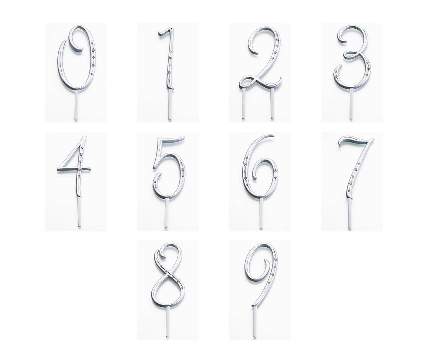 Cake Monogram - Numbers