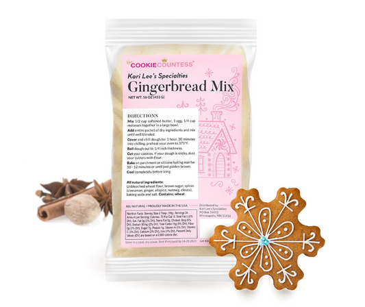 Cookie Countess Gourmet Gingerbread Cookie Mix
