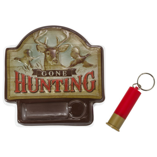 Gone Hunting Cake topper with Keychain