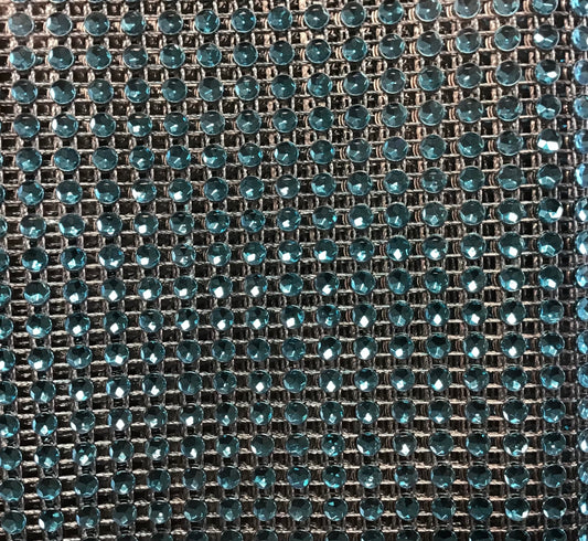 Rhinestone Wrap- Aqua (3ft)