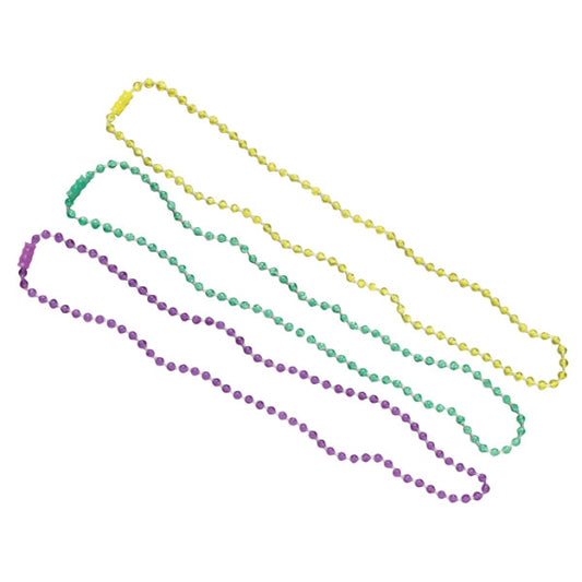 Mardi Gras Necklace (set of 3)