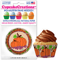 Baking Cups- Pumpkin Patch 32ct
